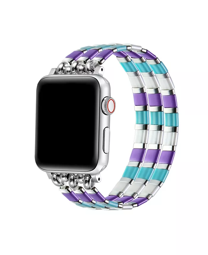 

Тонкий браслет для Apple Watch 44,45,46,49 мм Posh Tech, синий
