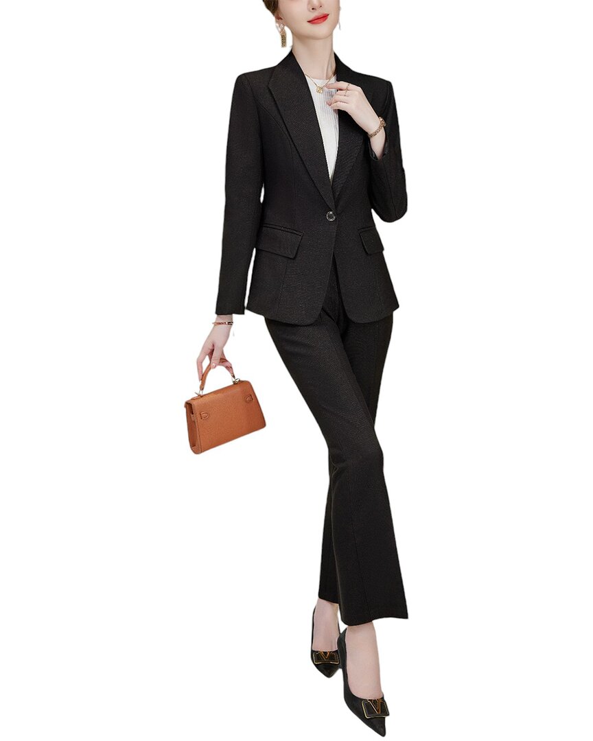 

Bossy Chic комплект из 2 предметов: блейзер и брюки, черный