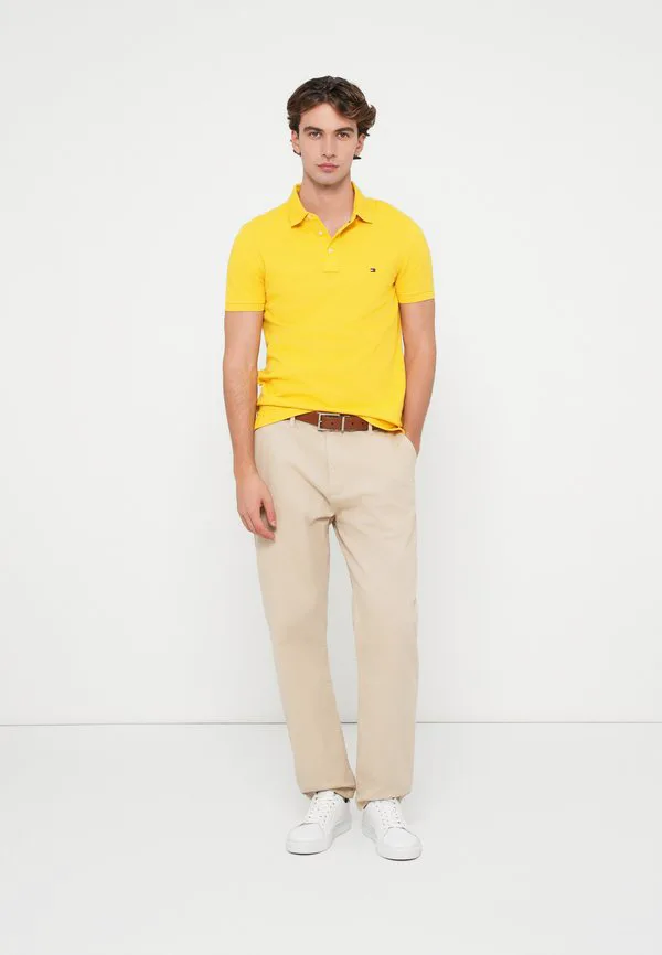 Поло-Рубашка из пике приталенного кроя 1985 года. Tommy Hilfiger, Morningside Yellow — фото 2