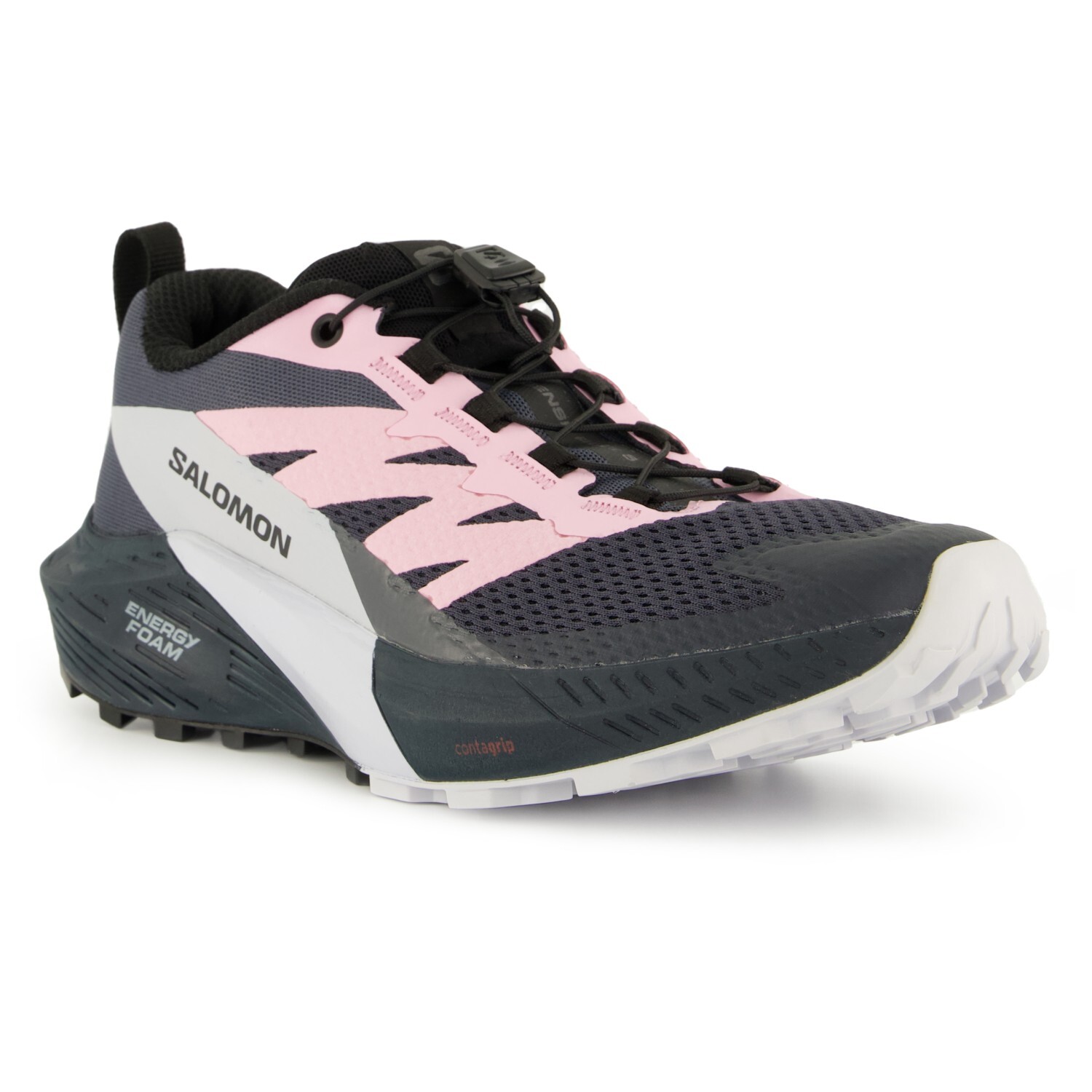 Кроссовки для бега по пересеченной местности Salomon Women's Sense Ride 5, цвет Cashmere Blue/Carbon/Peacock Blue — фото 2