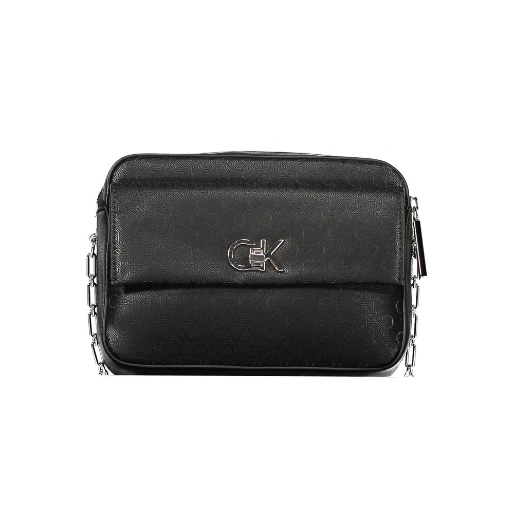 

Черная сумка из полиэстера Calvin Klein, черный