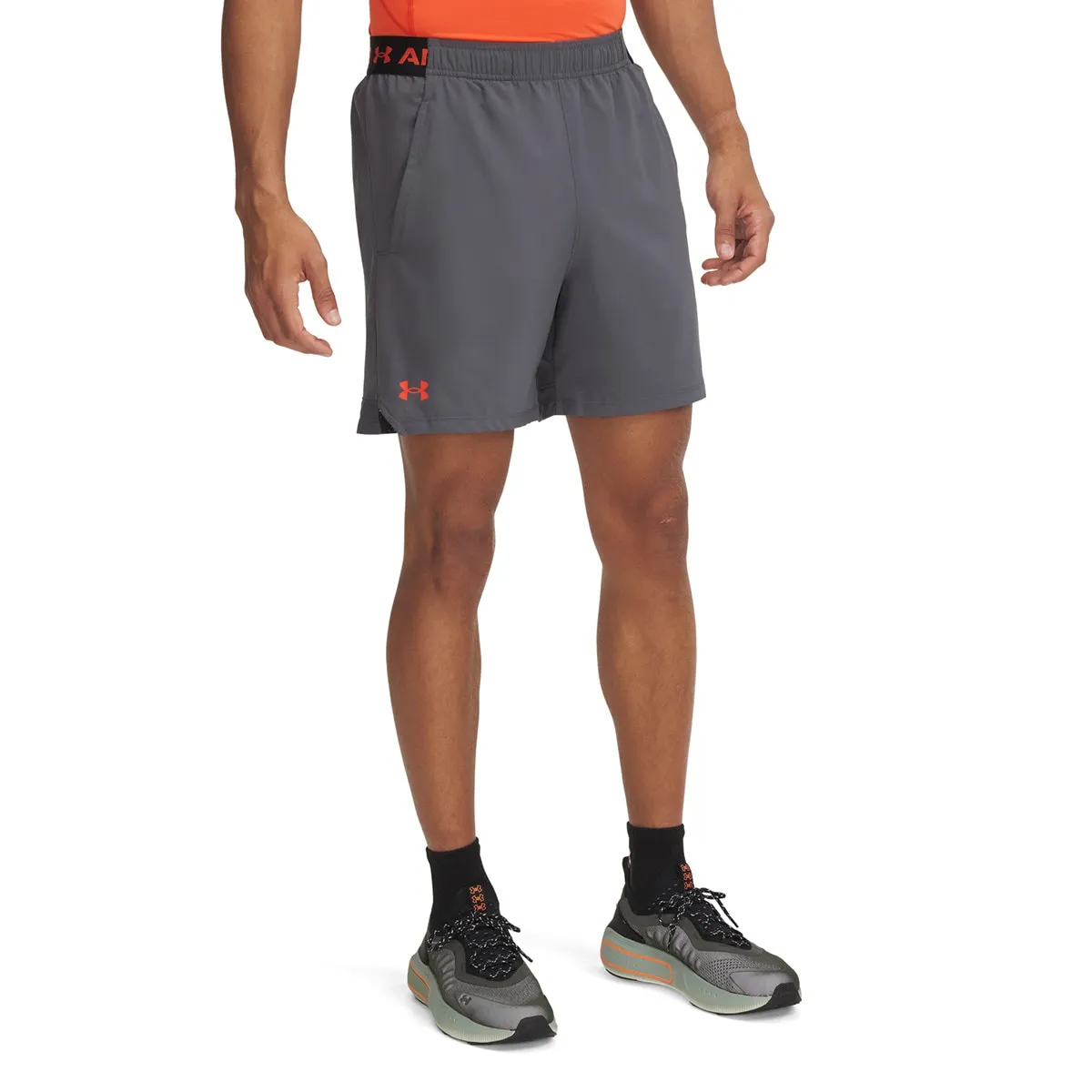 

UA Vanish Тканые шорты 6 дюймов Under Armour Мужские шорты, серый