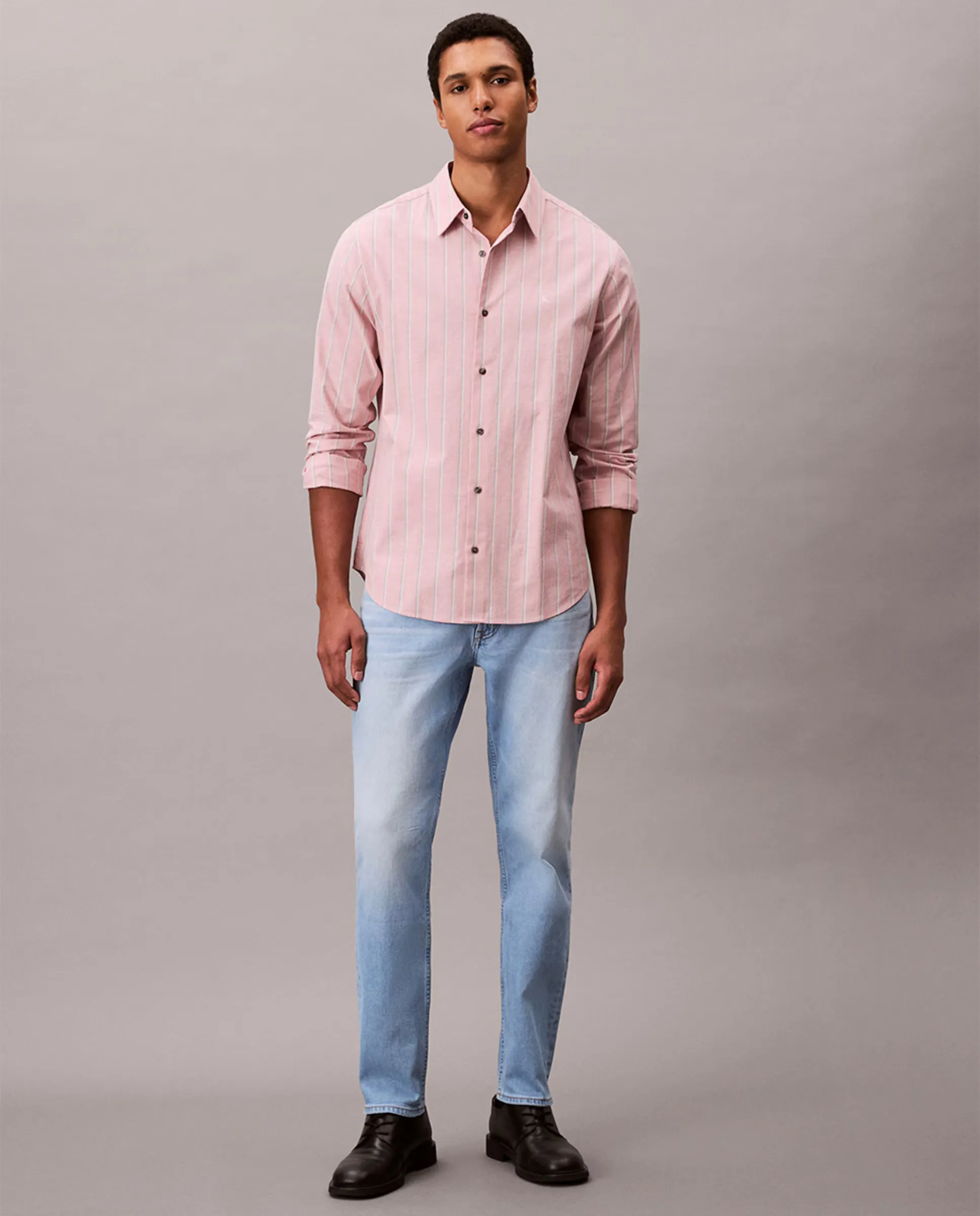 

Ковбойские джинсы для мужчин, облегающий крой slim fit Calvin Klein Jeans, светло-голубой