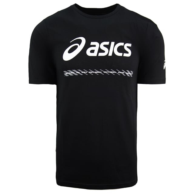 

Мужская черная футболка City Attack Asics, черный