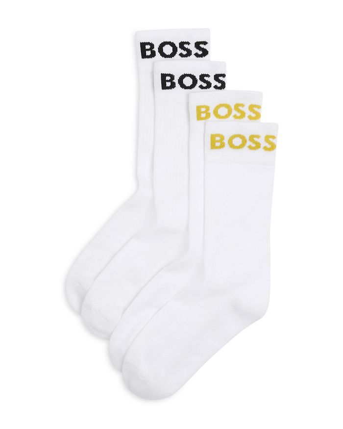 

Носки Crew, 2 пары BOSS, белый