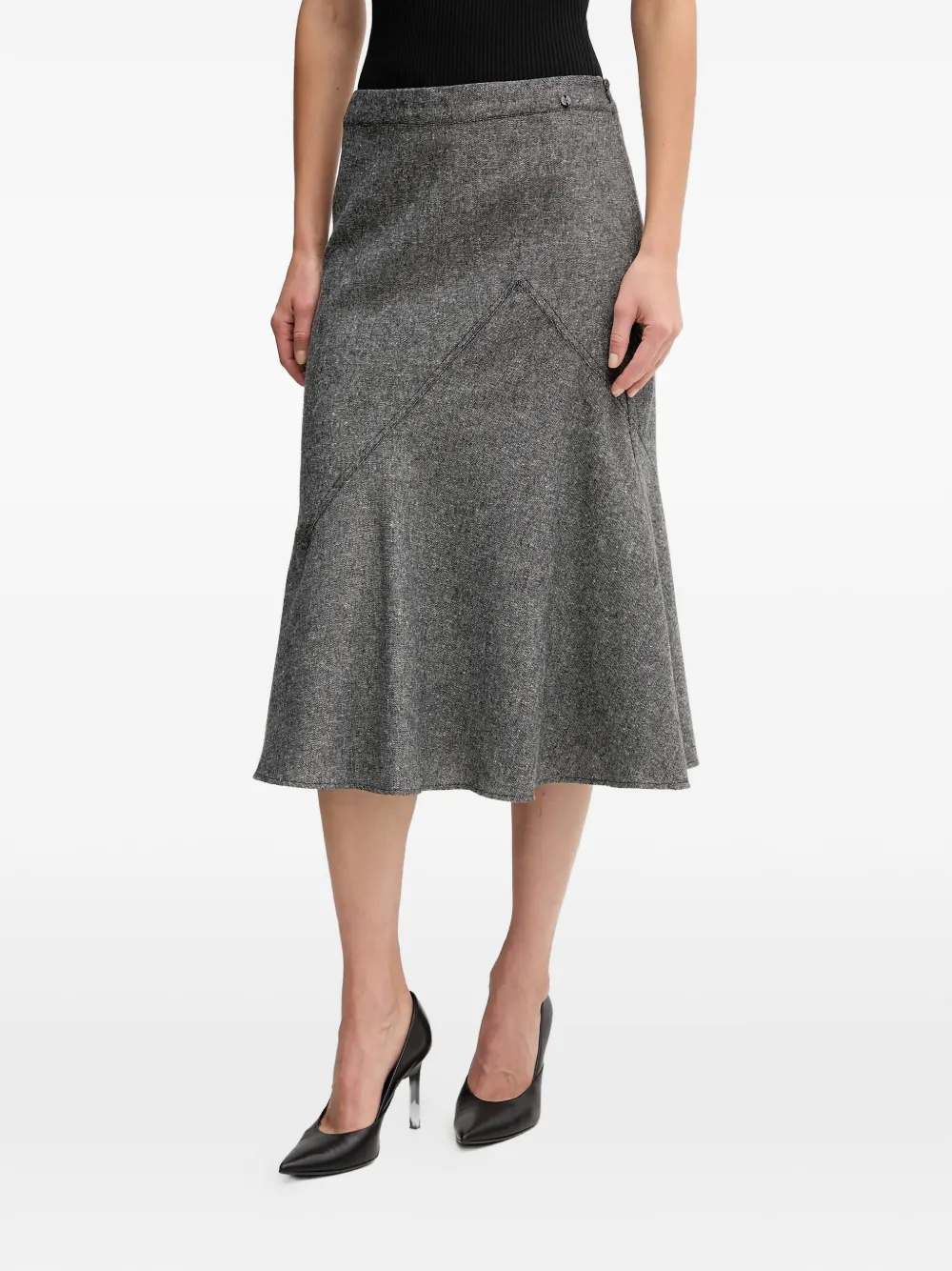 

Серая миди-юбка Pedro Del Hierro