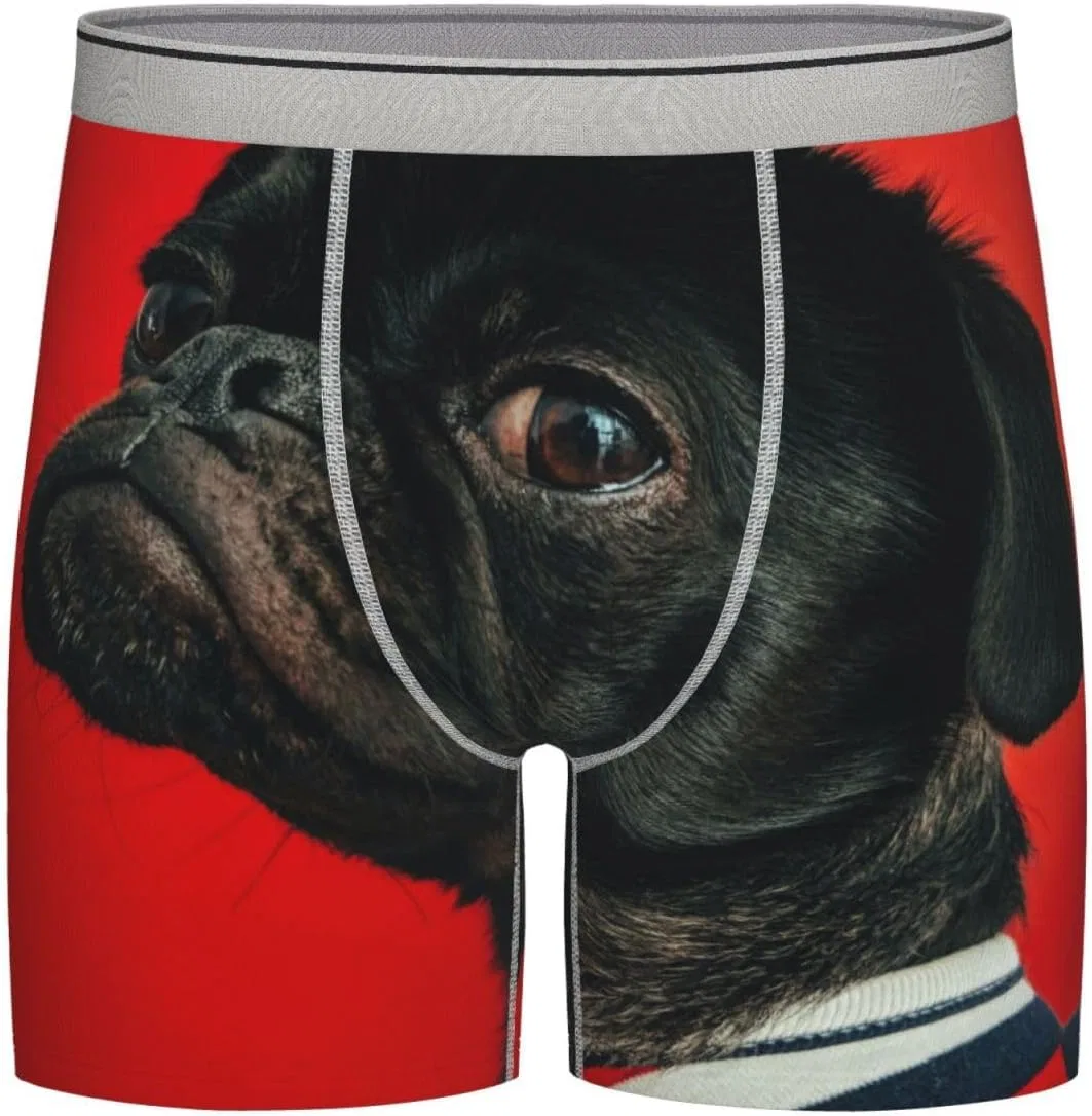 Боксеры, дышащие, Pug Dog, светло-серый