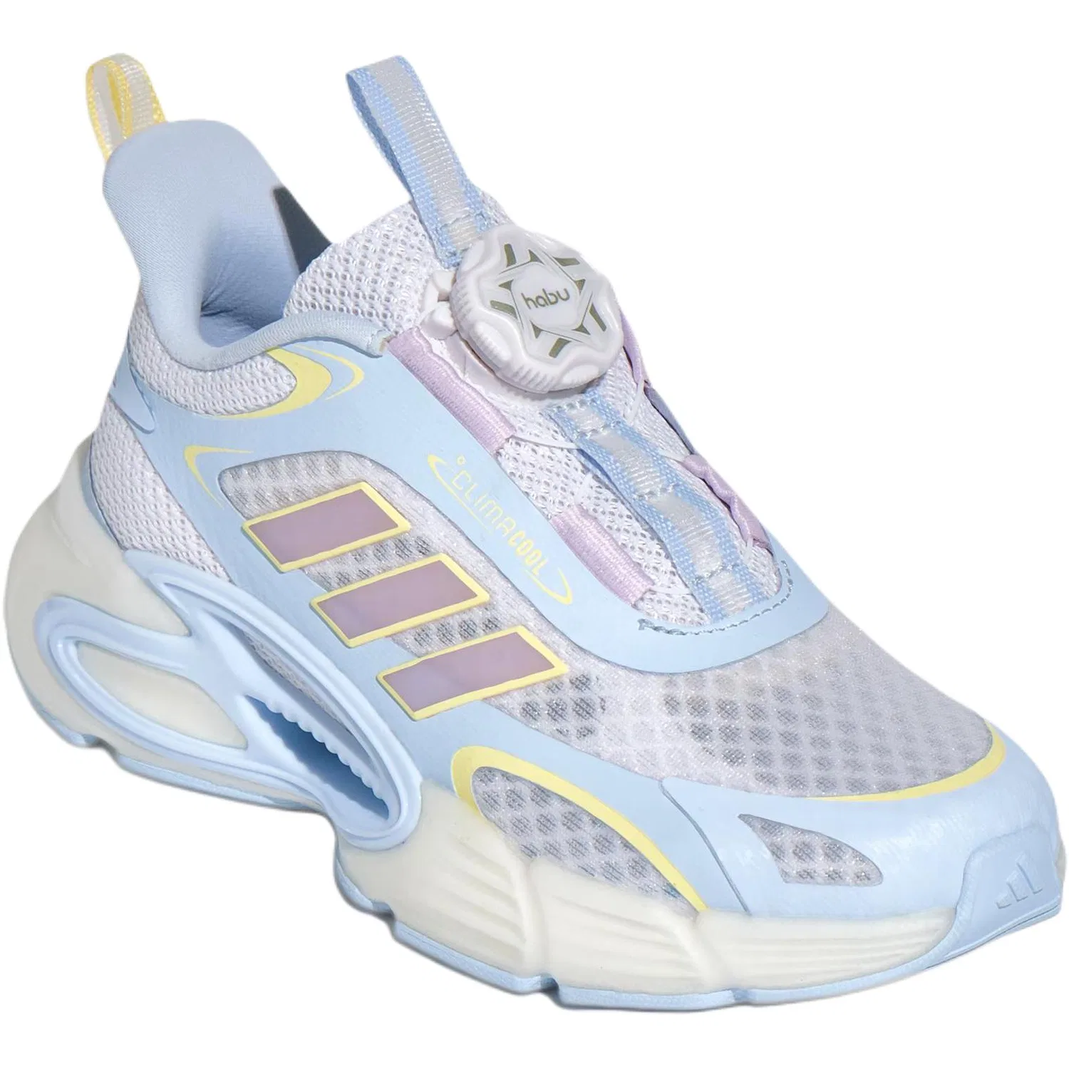 Детские кроссовки для бега Climacool Slip Resistant, Abrasion Resistant, Breathable Low top Crystal Blue Adidas — фото 4