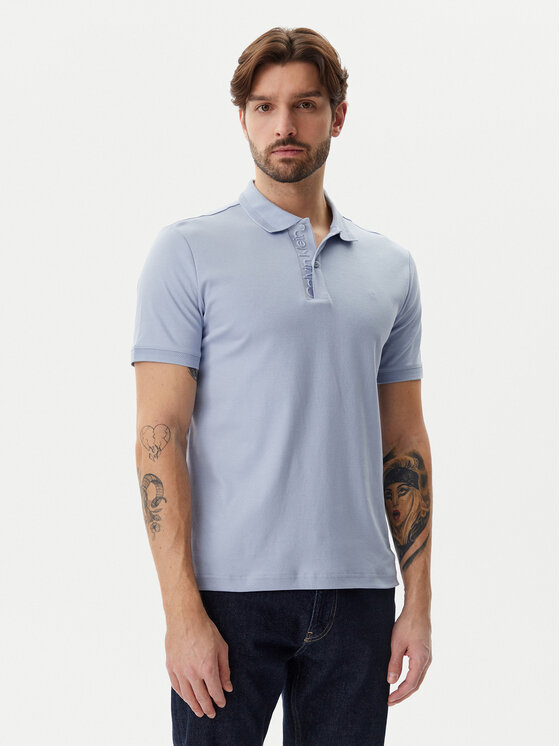 

Рубашка поло стандартный крой K10K114135 Calvin Klein, голубой