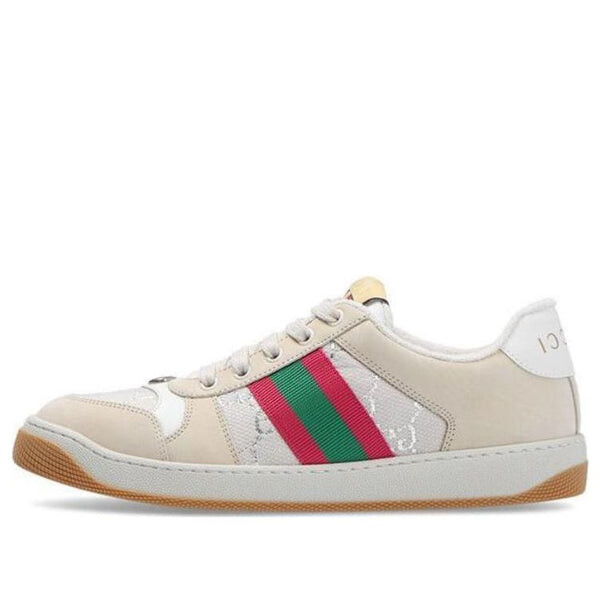 Кроссовки screener 'white gg lam' Gucci, бежевый
