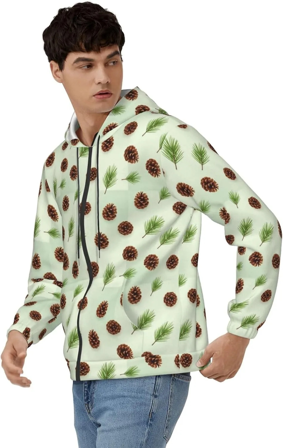 

Мужская толстовка с капюшоном и карманами KATVEESC