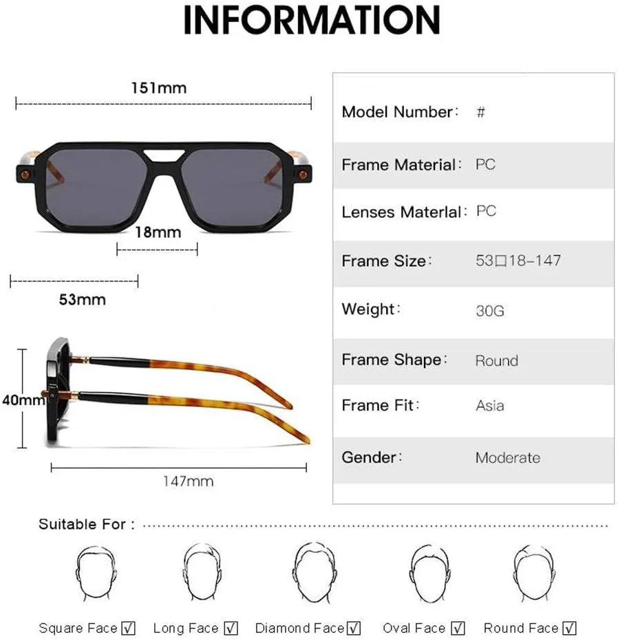 

Солнцезащитные очки в стиле ретро с двойной перемычкой для женщин, модные градиентные очки, трендовые очки с ажурным леопардовым принтом для мужчин MTZJH, D1