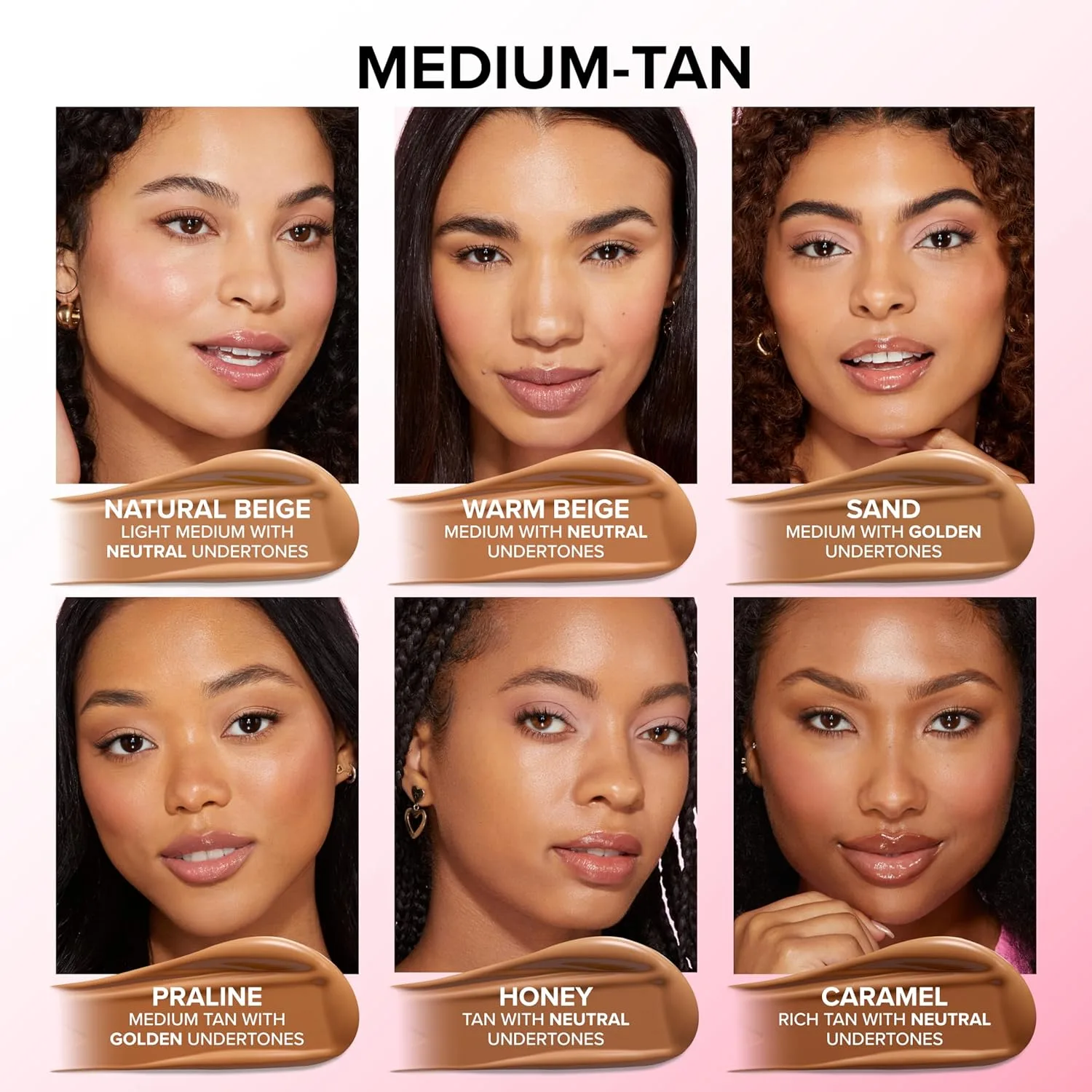 Тональный крем Too Faced Born This Way Natural Finish Longwear Liquid Foundation | Среднее и плотное покрытие | Увлажняющий + без масел, 15 Sand (Medium with Golden Undertones) — фото 4