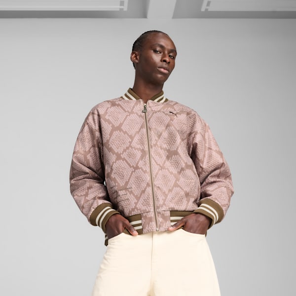 

Мужская студенческая куртка Year Of The Snake Puma, бежевый