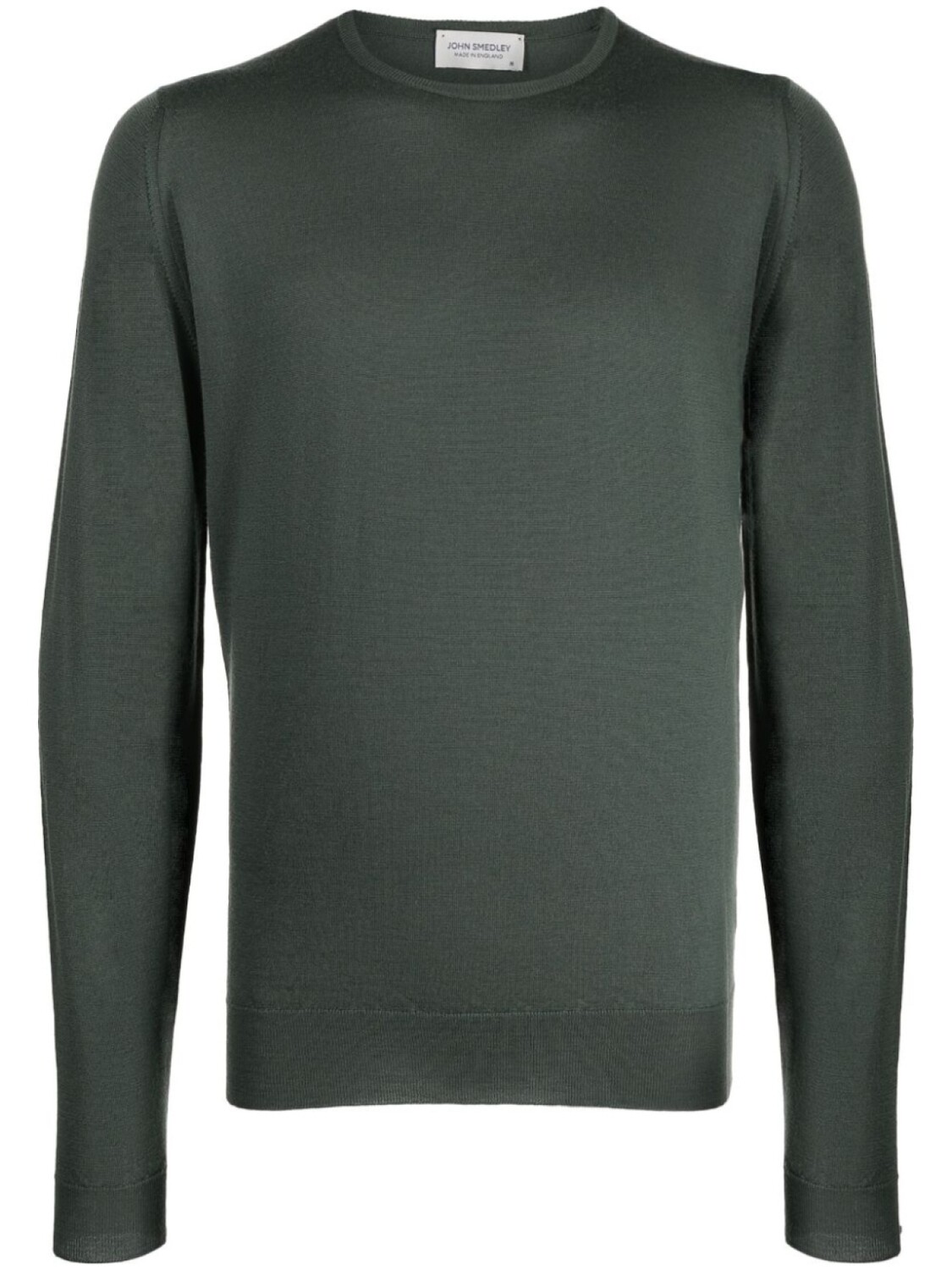 

John Smedley толстовка Lundy с круглым вырезом, зеленый