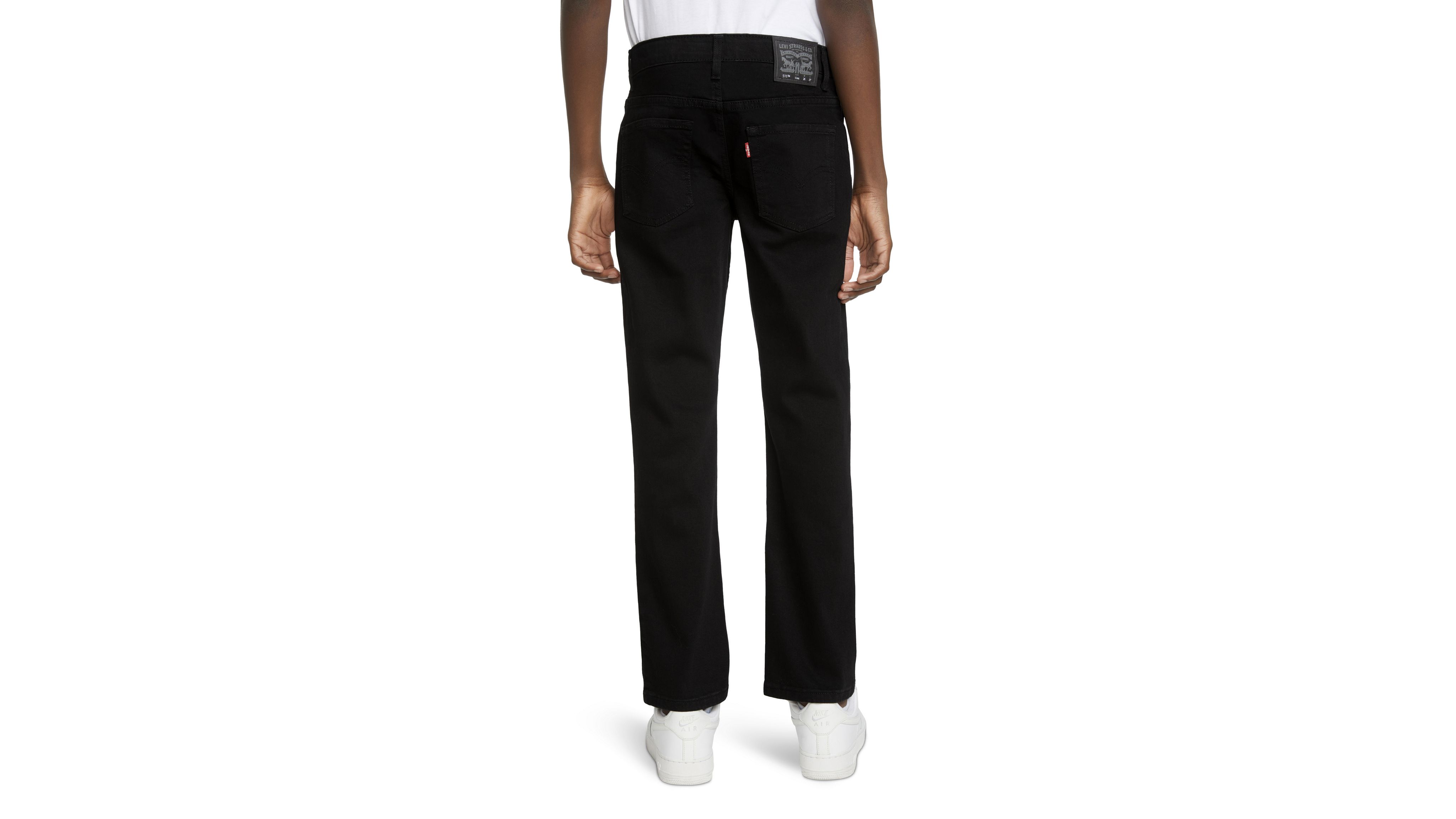 

Джинсы 511 Slim Fit Eco Performance для больших мальчиков 8-20 Levi's, цвет Black Stretch