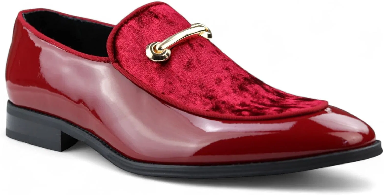 Лоферы мужские Dolcetto Smart Loafers, красный Infinity Leather — фото 3