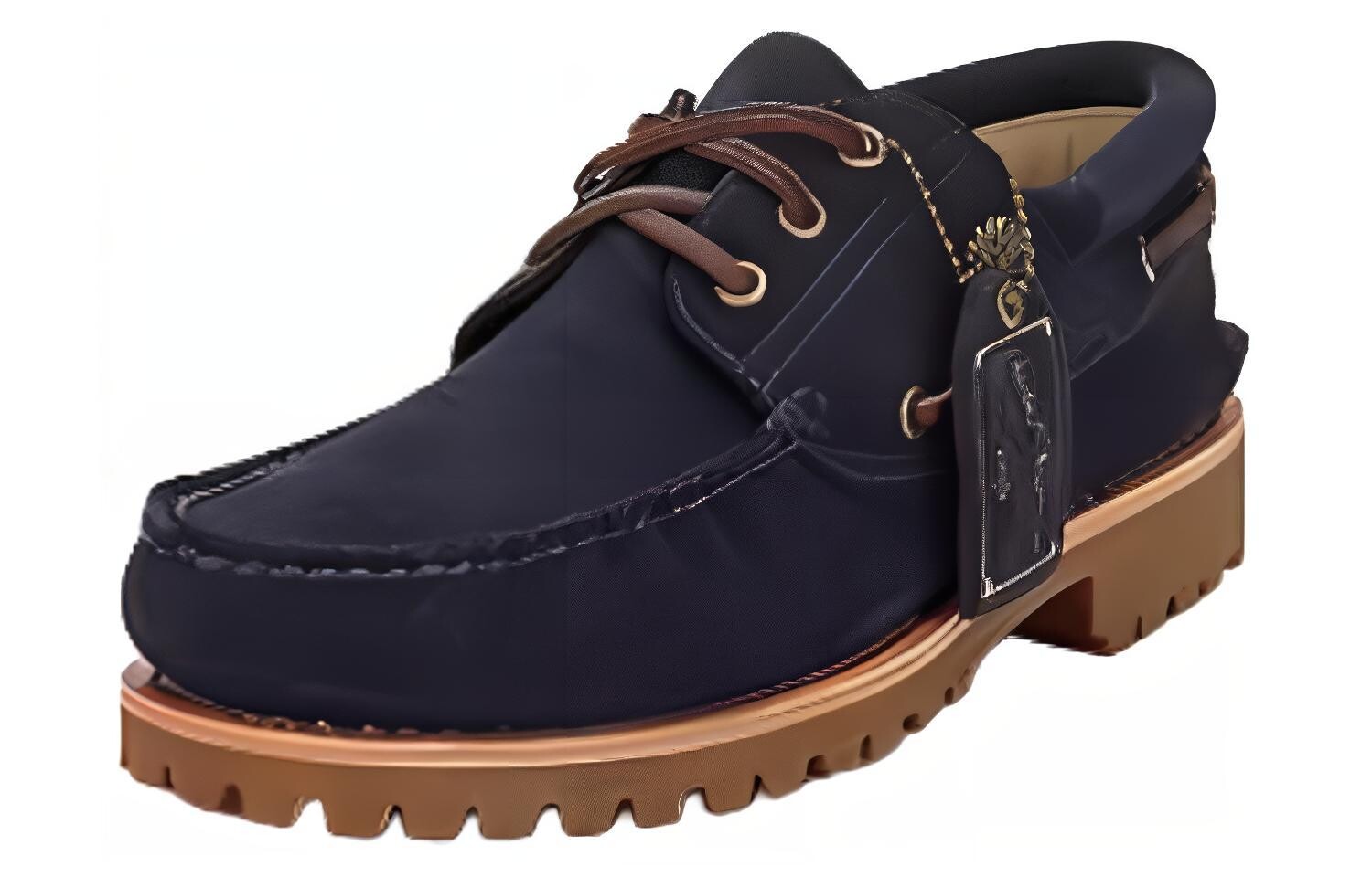 Мужские уличные ботинки Timberland классические из замши, темно-синий — фото 2