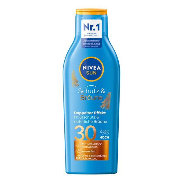 

Солнцезащитный лосьон, активирующий естественный загар spf 30, 200 мл Nivea Sun