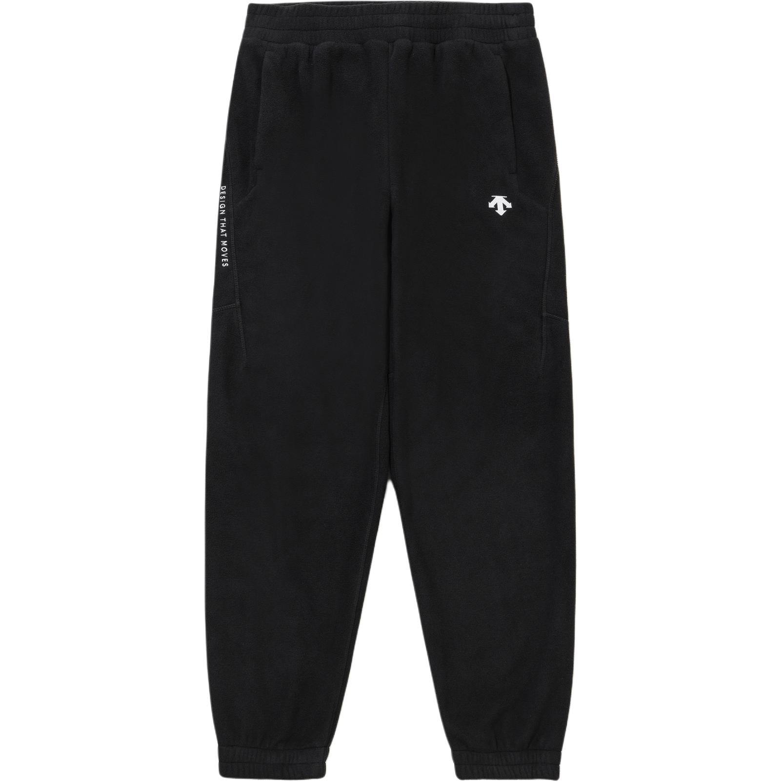 

Повседневные брюки унисекс, брюки со средними манжетами Descente, черный