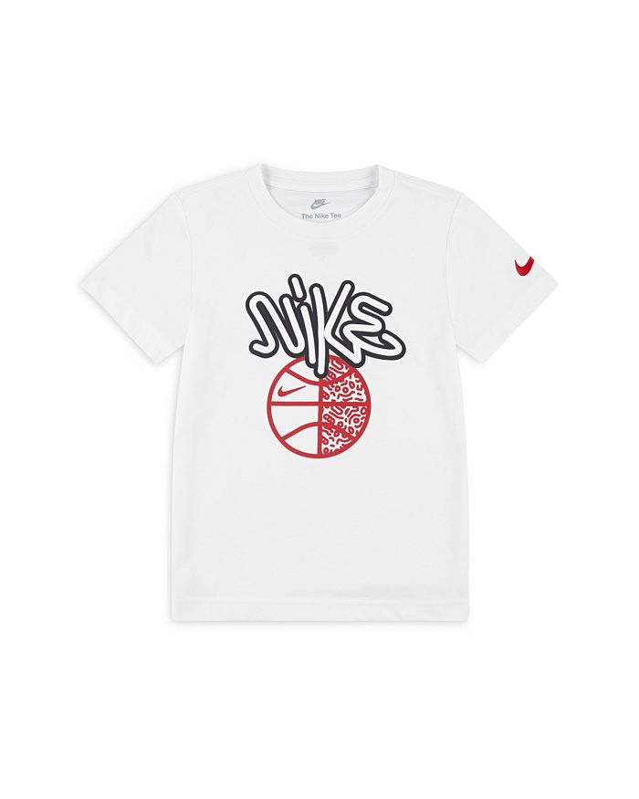 

Футболка для мальчиков с баскетбольным принтом Handstyle - для малышей Nike, белый
