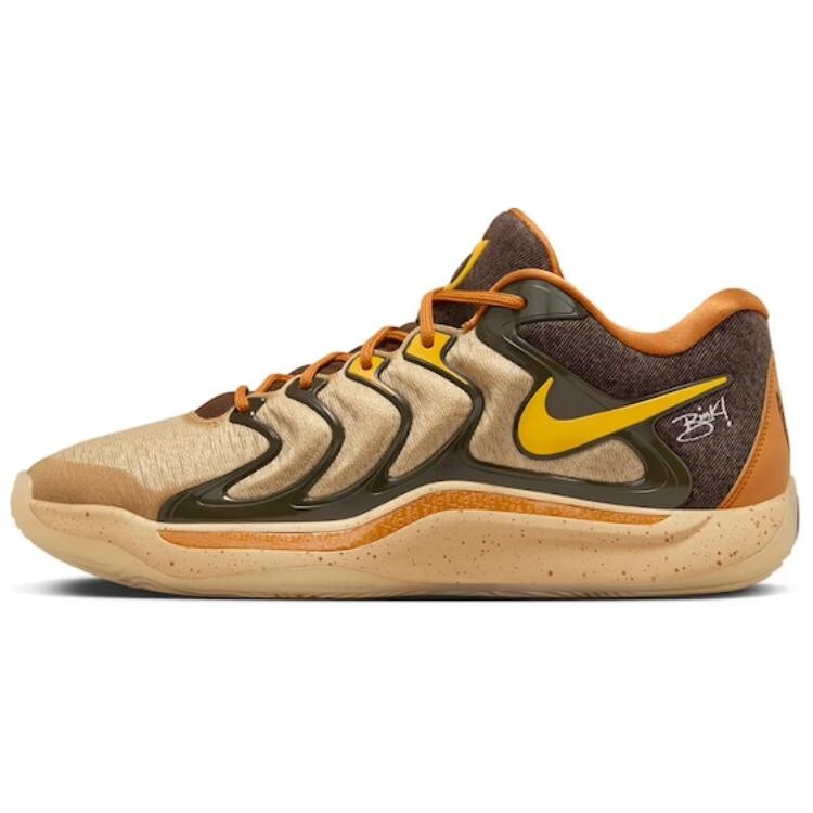 

Баскетбольные кроссовки KD 17 унисекс с низким верхом коричневые/серые Nike