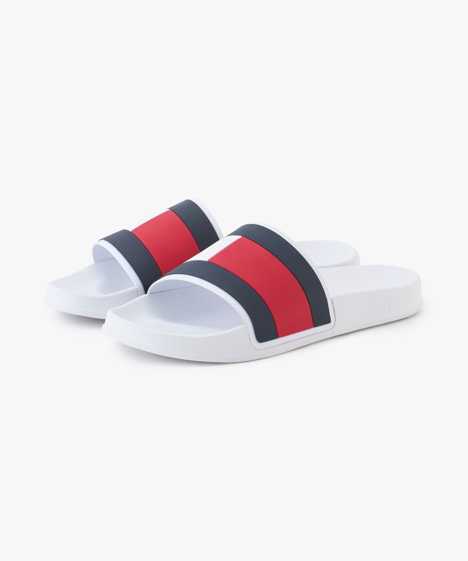 Сандалии-шлепанцы Hilfiger Flag Pool Slide TOMMY HILFIGER, White YBS