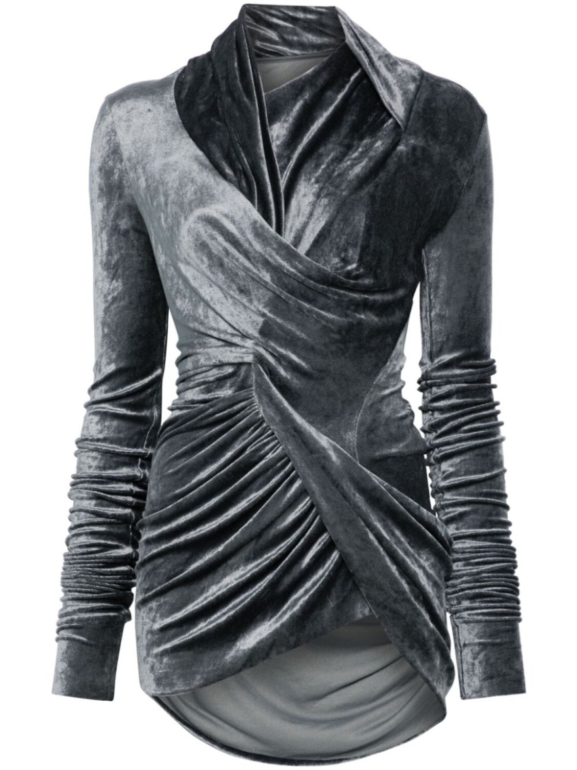 

Магнитный верх Rick Owens Lilies, серый