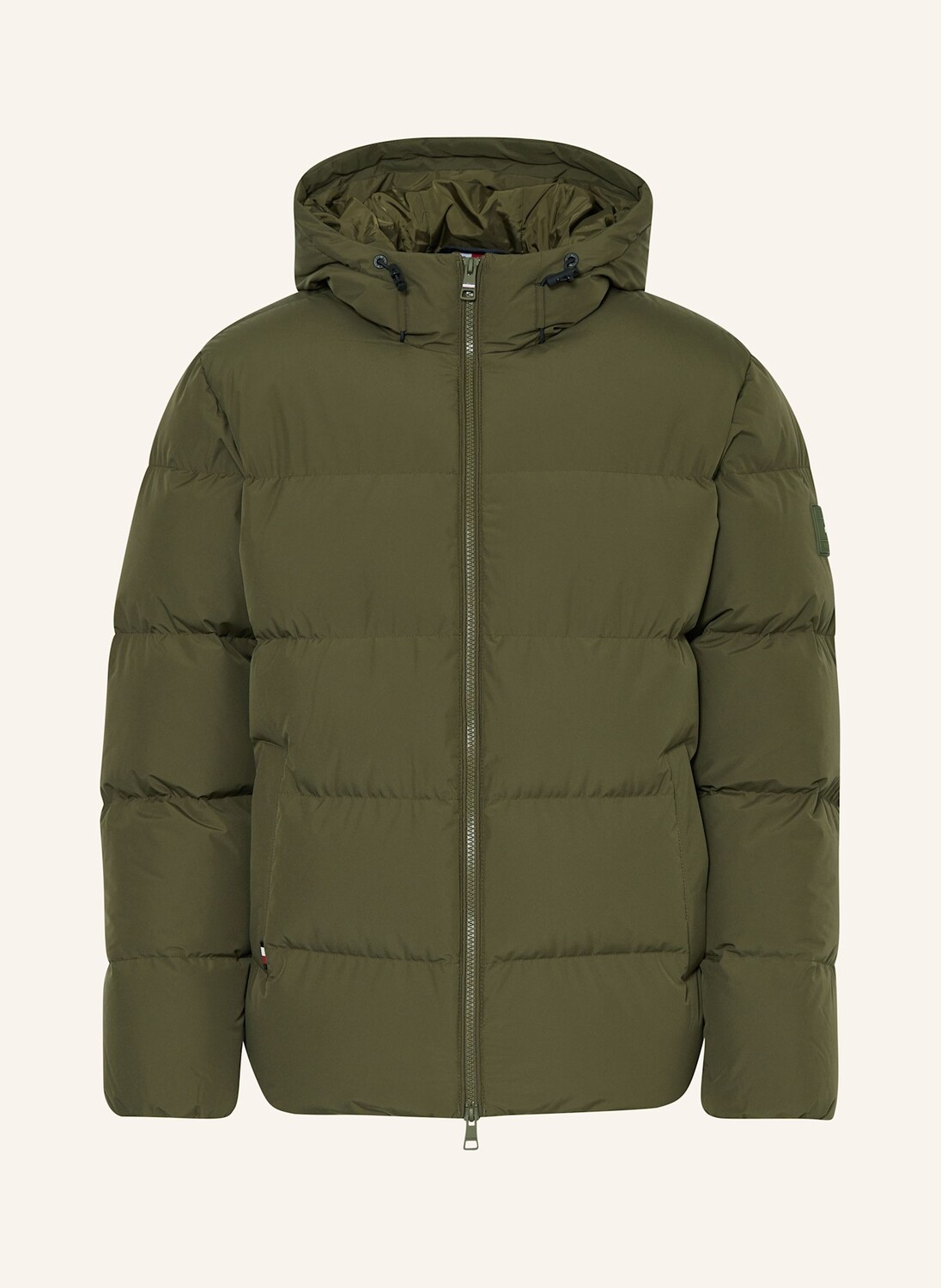 

Пуховик Tommy Hilfiger, зеленый