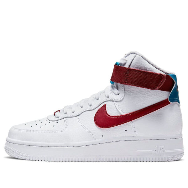 Кроссовки air force 1 высокие Nike, белый