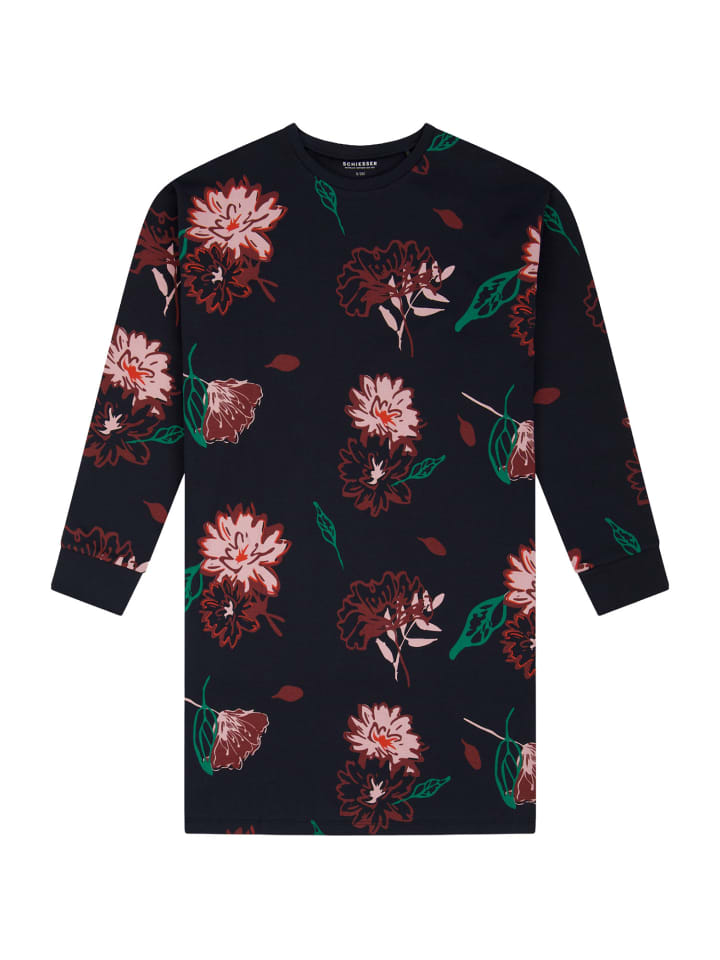 

Schiesser Ночная рубашка, комплект ночного белья, цвет темно-синий