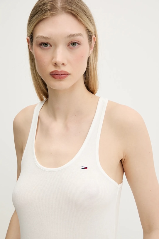 

Топ Tommy Jeans, бежевый