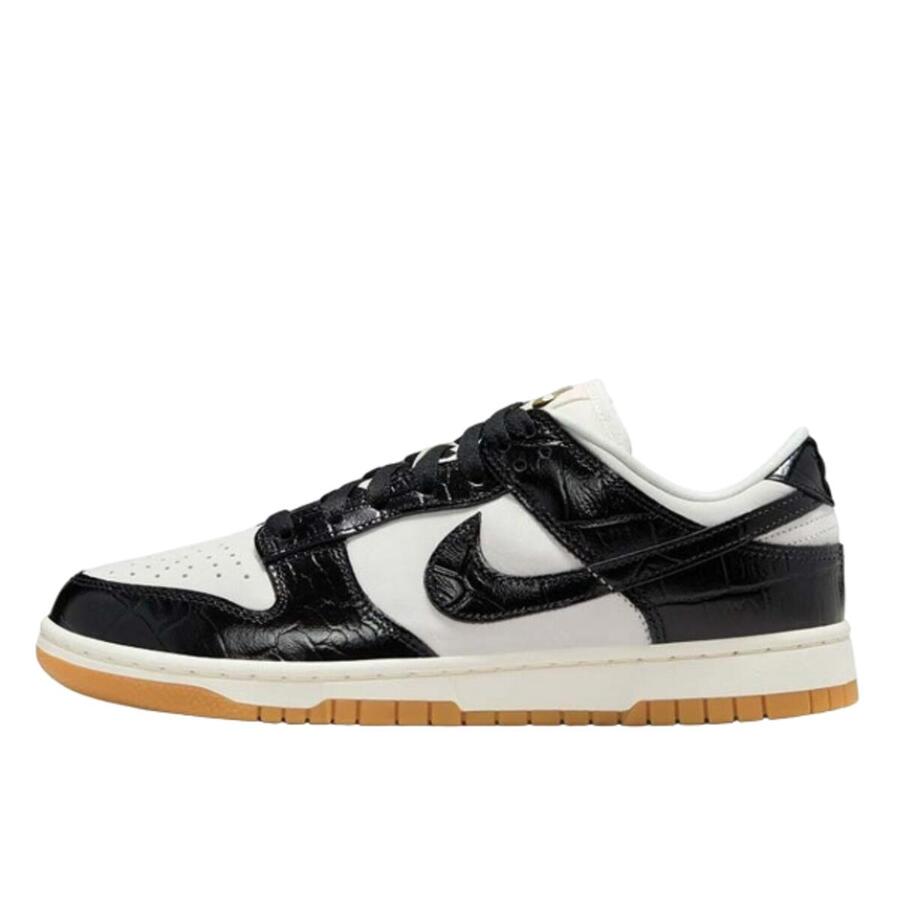 NIKE Кроссовки Dunk Low LX Black Croc