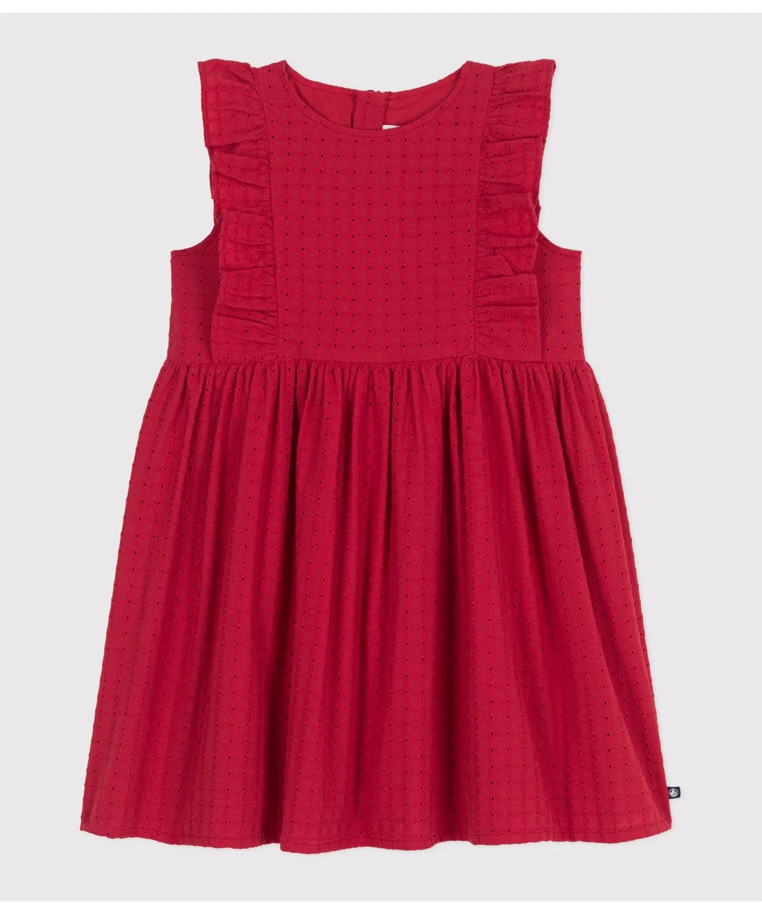 Детское платье PETIT BATEAU с цветочной вышивкой — фото 4