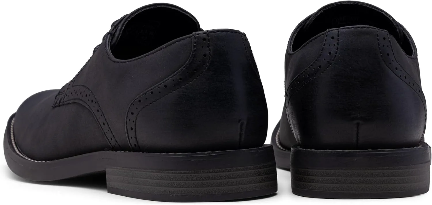 

Мужские туфли Jousen в ретро-стиле, деловые повседневные оксфорды с гладким носком, черный