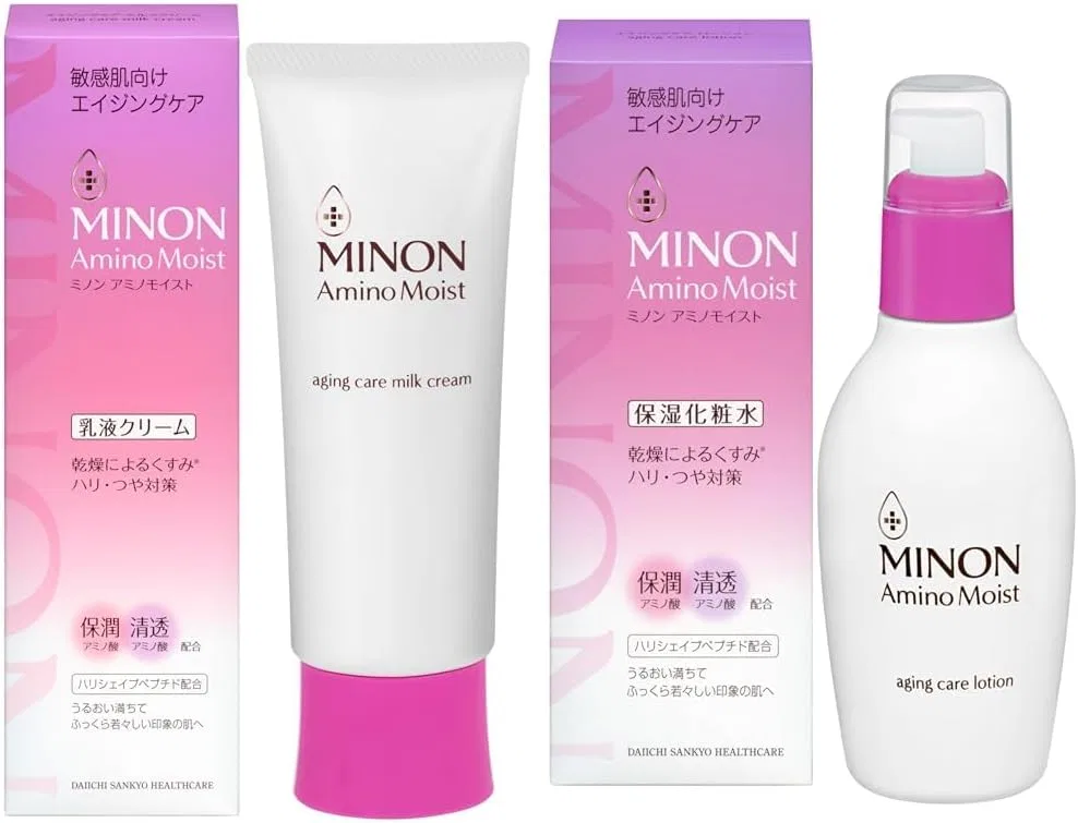 Дневной крем Minon Amino Moist Aging Care Milk Cream 100 г, с пробником
