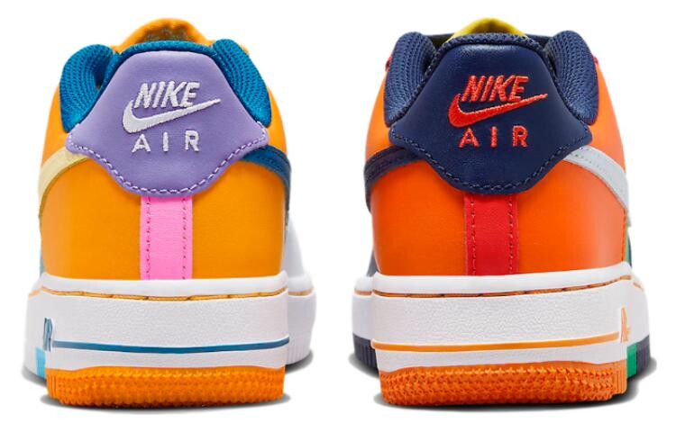 Детские кроссовки для скейтбординга Nike Air Force 1 GS, Orange — фото 4