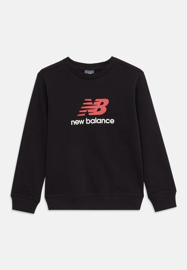 Толстовка с круглым вырезом и логотипом stacked New Balance, Caviar — фото 3