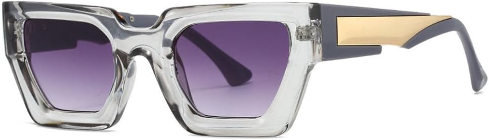 

Солнцезащитные очки UV400 — большая оправа, конфетные цвета, панк-градиентная расцветка, для женщин и мужчин, для бега и занятий спортом на открытом воздухе generic, Gray Gray