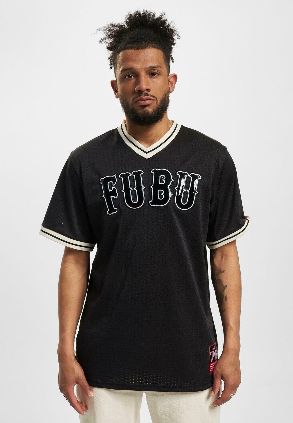 

Футболка с принтом Vintage Lacque FUBU, черный