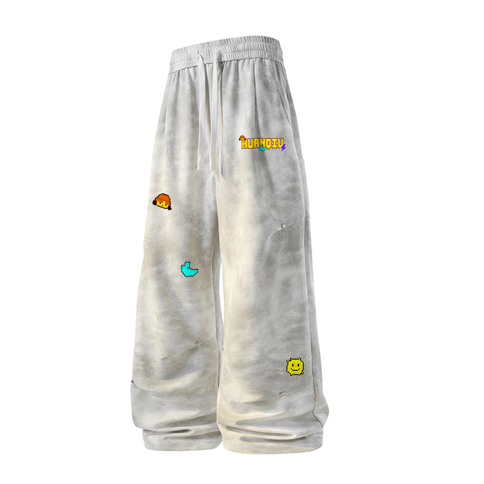 

Повседневные брюки Unisex Moderate Straight Fit HUANQIU, серый