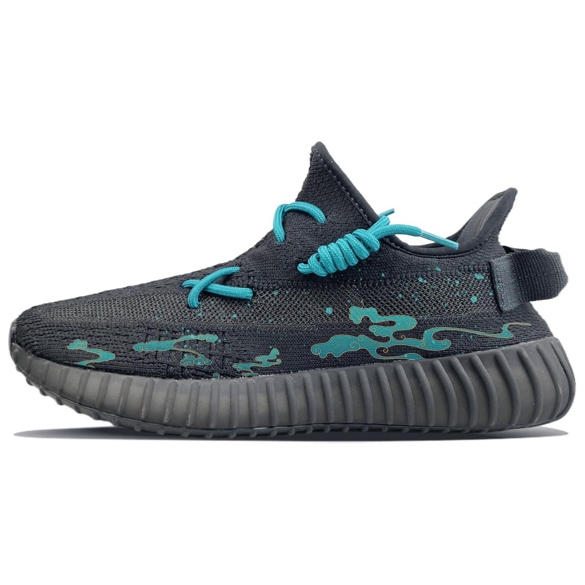 

Adidas Originals Изи Буст 350 V2 повседневные кроссовки унисекс низкие сине-черные, цвет Black