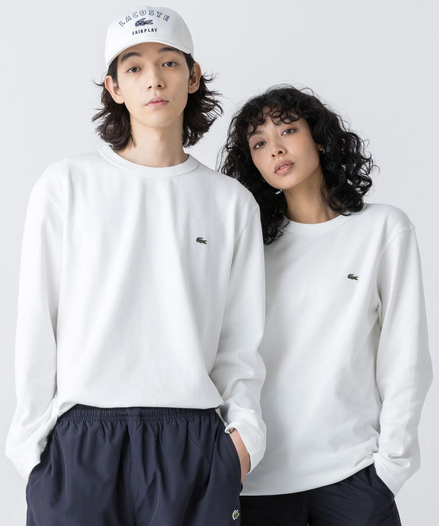 Унисекс лонгслив LACOSTE Classic Fit Big Pique