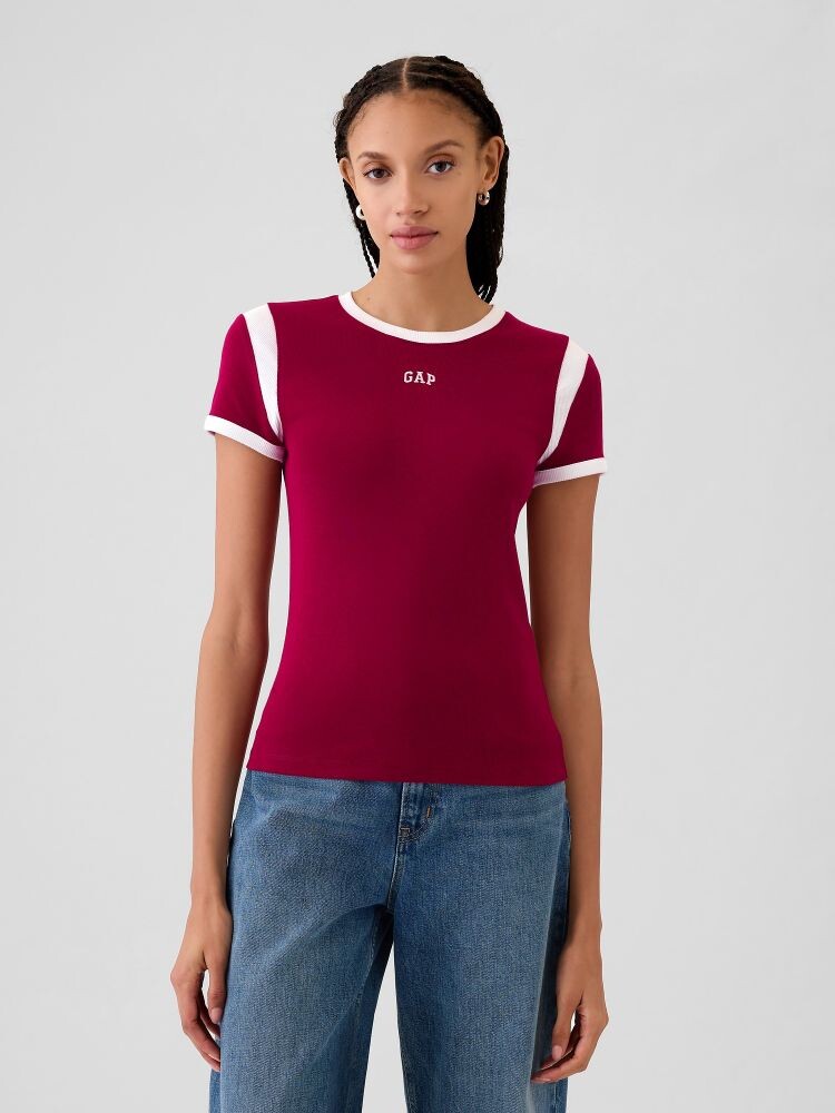

Футболка с логотипом Gap, красный