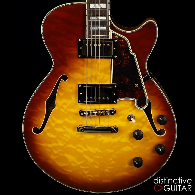 

Электрогитара D'Angelico Excel SS XT - Iced Tea Burst Quilt Maple