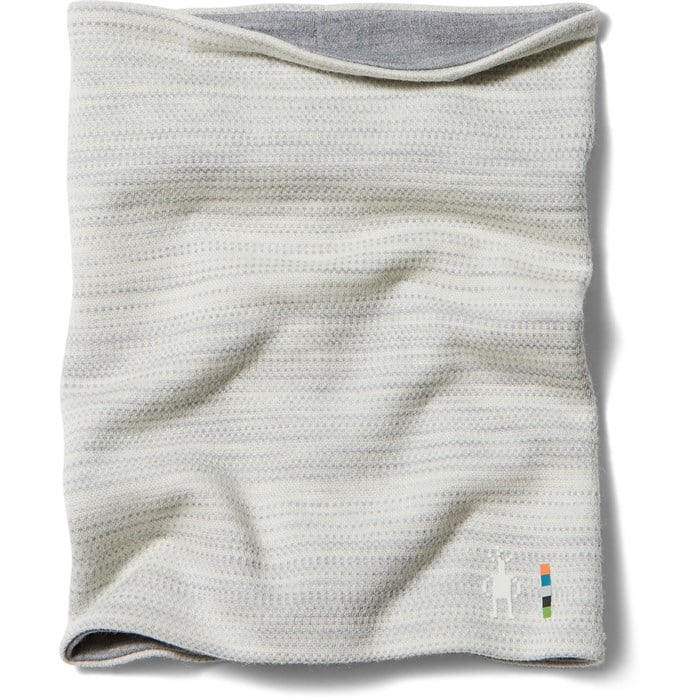 

Термошейный двусторонний шейный платок из мериносовой шерсти Smartwool, Light Gray Color Shift