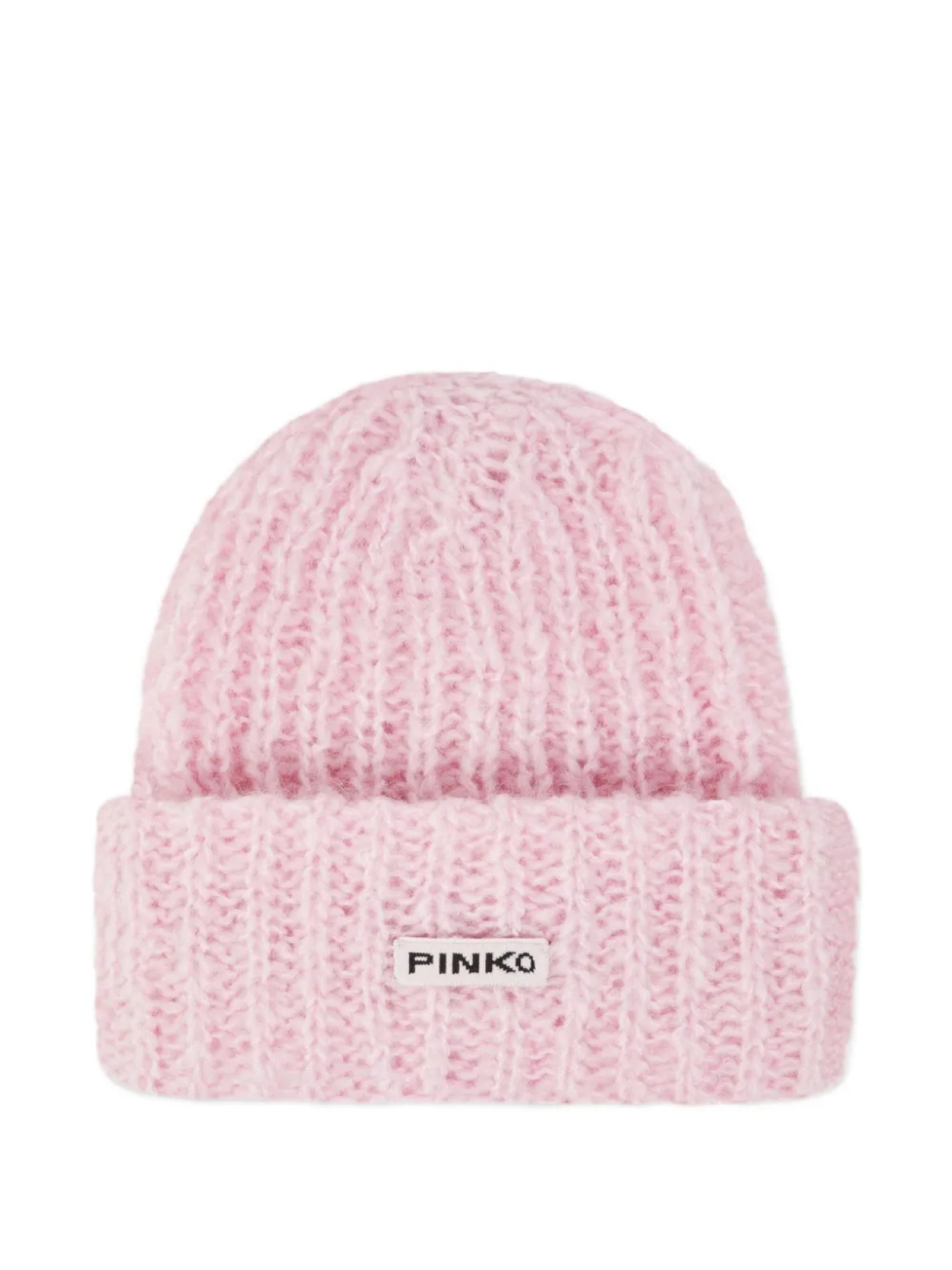 

Шапка-бини PINKO в рубчик, розовый