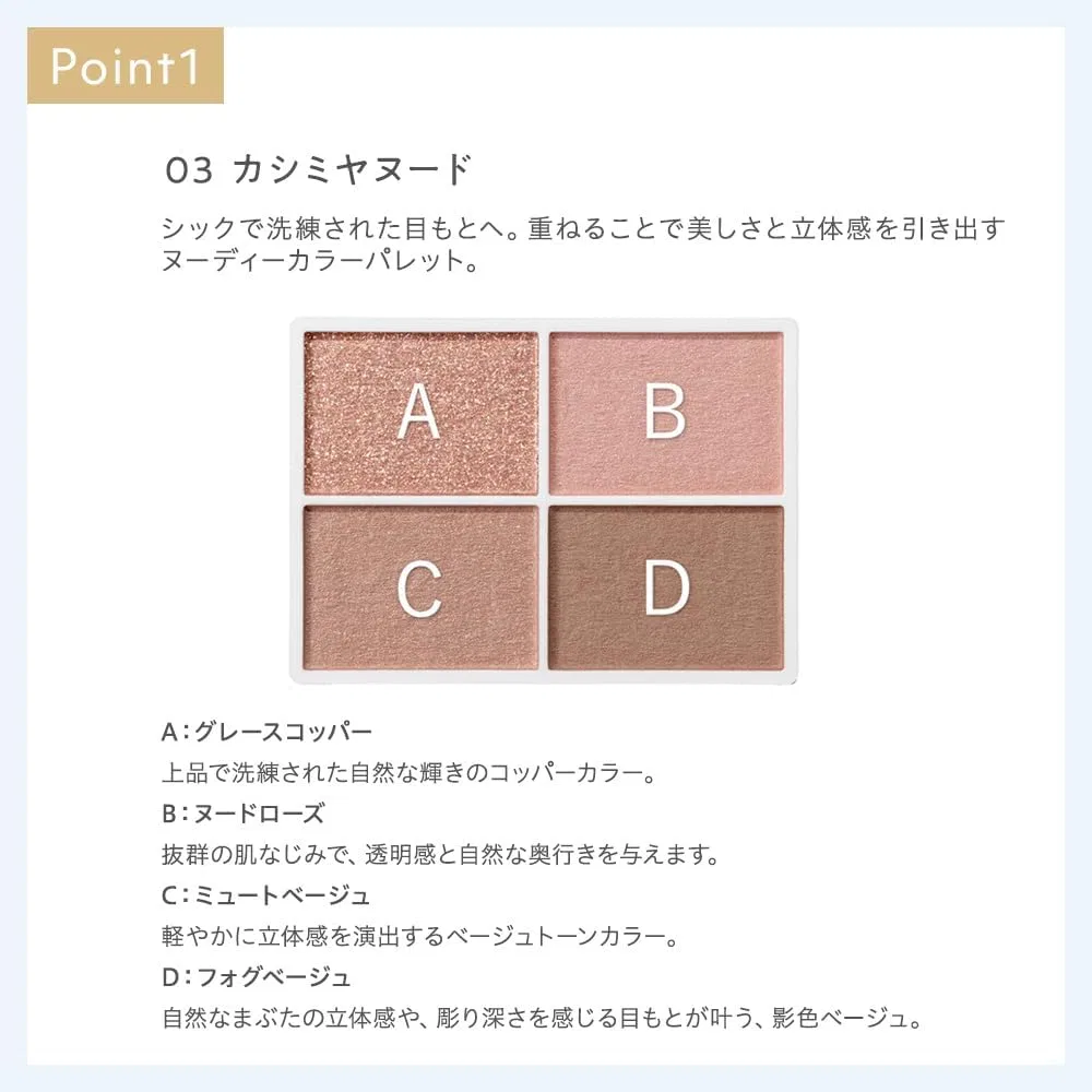 Тени для век Naturaglace 03 Cashmere Nude 4.8 г — фото 4