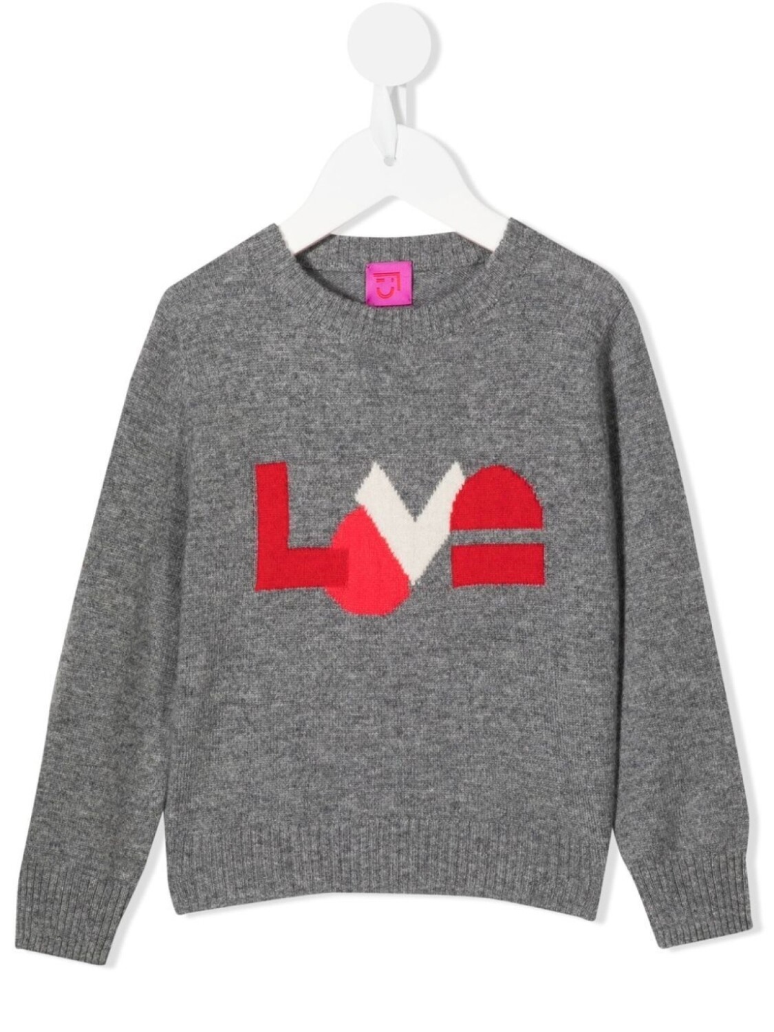 

Кашемировый джемпер с логотипом Cashmere in Love Kids, серый