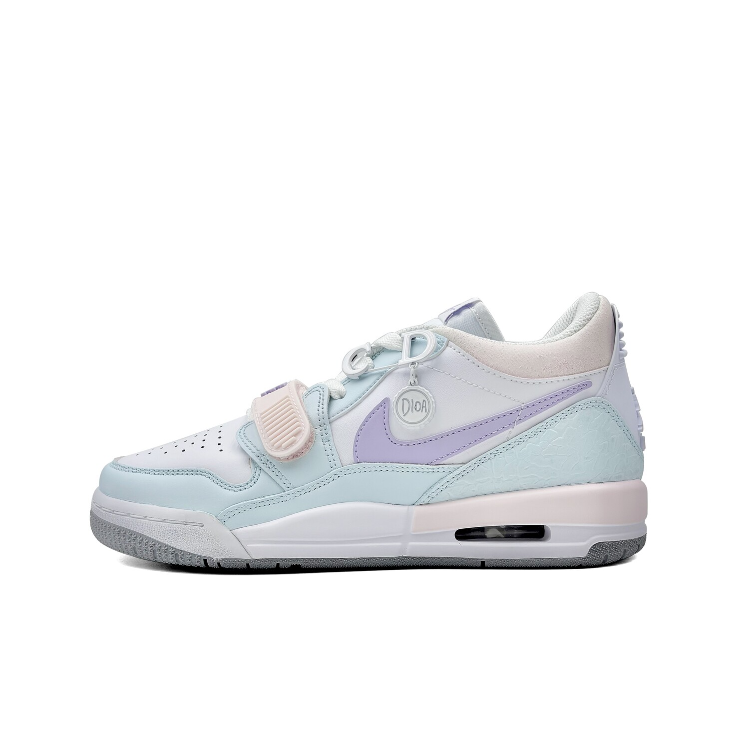 

Кроссовки Jordan Legacy 312 Vintage Basketball Shoes Women's Low-top Blue-white-violet, фиолетовый